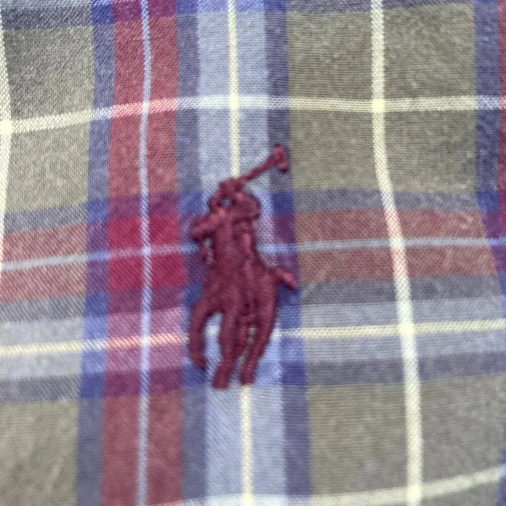 Ralph Lauren Toddler Boy's Button Down Oxford Plaid Shirt, Special Events, sz 3T